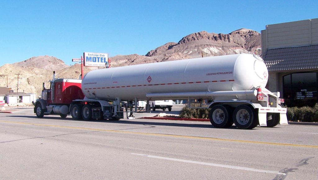 Big LPG truck